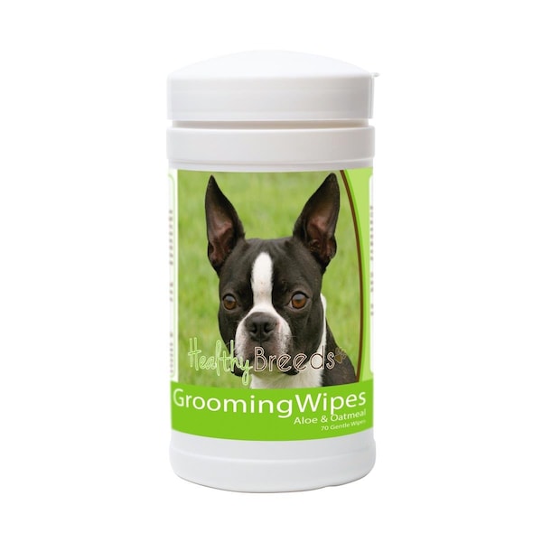 Healthy Breeds Boston Terrier Grooming Wipes HE126062 - main